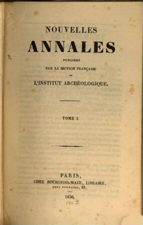 Nouvelles annales, 1. 1836/37 (1836)