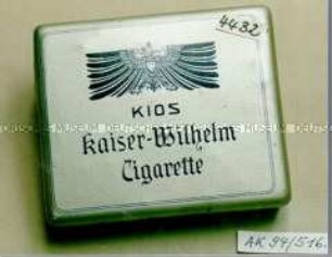 Blechdose für 20 Stück "KIOS Kaiser-Wilhelm Cigarette"