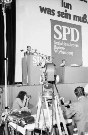 Freiburg: Stadthalle; SPD-Parteitag