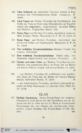 Glas (Nr. 317-358)