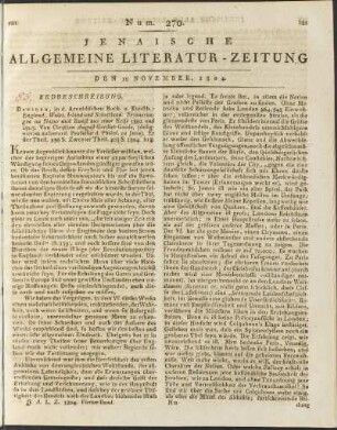 Num. 270. Den 10. November 1804