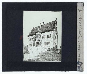 Dettelbach, Rathaus : Architekturzeichnung oder Stich