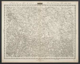 Theil von Böhmen (Krumau) [Český Krumlov] [Topographisch-militairische Charte von Teutschland]