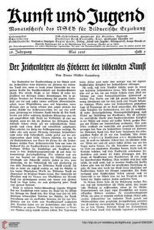 Heft 5 (Mai 1938)