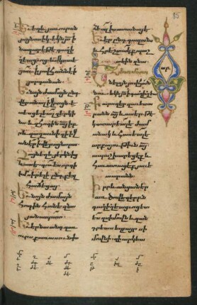Buchschmuck: f. 85r-85v