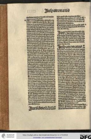 Iuspatronatus est ius honorificum onerosum et utile alicui competens in ecclesia pro eo...