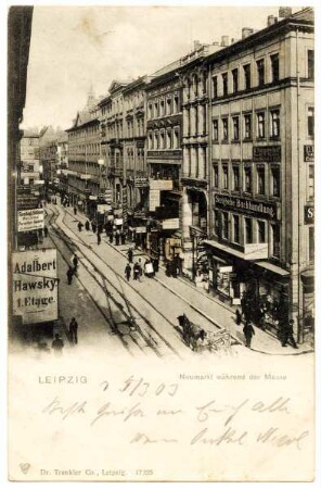 Leipzig: Neumarkt während der Messe