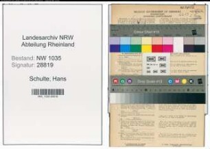 Entnazifizierung Hans Schulte , geb. 04.09.1903 (Elektroingenieur)