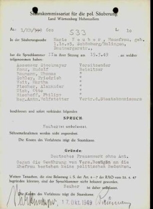 Neuber, Marie