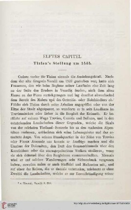 Elftes Capitel. Tizian’s Stellung um 1535