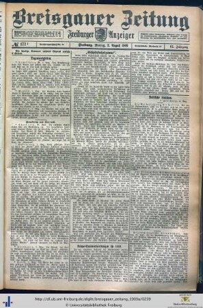 Nr. 177-202 (August 1909)