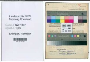 Entnazifizierung Hermann Krampen , geb. 11.01.1903 (Konstrukteur)