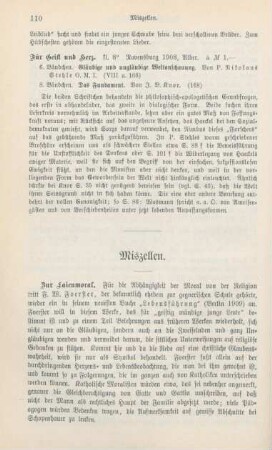 110-120 Miscellen