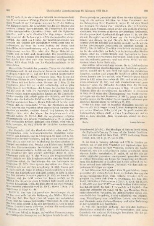 582-584 [Rezension] Petuchowski, Jakob J., The theology of Haham David Nieto