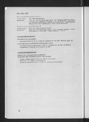 I.5 Aufsichtsbehörde