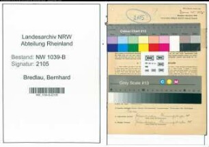 Entnazifizierung Bernhard Bredlau , geb. 19.03.1901 (Zimmerer)