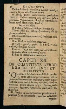 46-73, Caput XII. - Caput XVII.