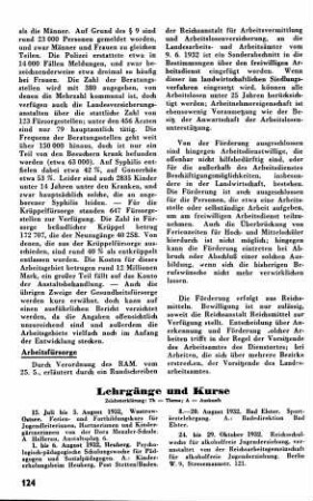 Lehrgänge und Kurse