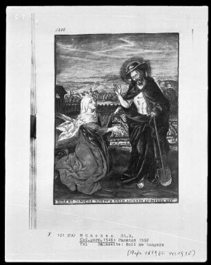 Passio unseres Herrn und Heilands Jesu Christi. Mit schönen Figuren geziert — Noli me tangere