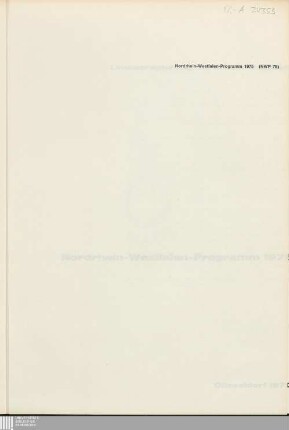 Nordrhein-Westfalen-Programm 1975