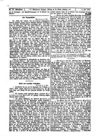 Würzburger Anzeiger. Mittagsblatt. 1868,7/12