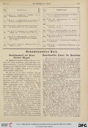 Gemäldeankauf der Firma Günther Wagner