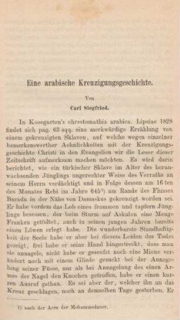 537-539 Eine arabische Kreuzigungsgeschichte