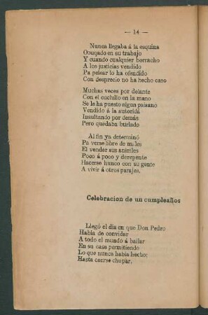 Celebración de un cumpleaños