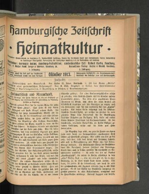 Heimatschutz und Raumkunst.