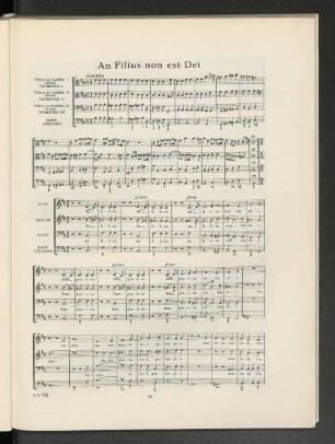 An Filius non est Dei