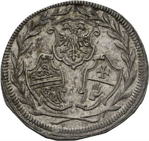Silberabschlag der Medaille der Reichsstadt Schwäbisch Hall auf den Frieden von Baden, 1714