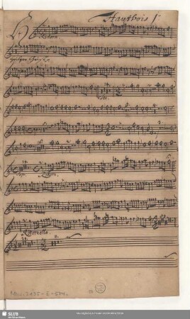 Hautbois 1[m]o. [transp.]