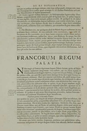 Francorum Regum Palatia.
