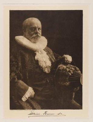 "Senator Dr. Heinrich Traun" aus der Mappe "Hamburgische Männer und Frauen am Anfang des XX. Jahrhunderts"