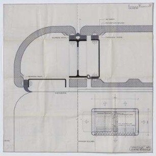 "Misawa Homes Prefabricated Housing International Design Competition 70", Mobilhaus (nicht realisiert), 4. Preis – Energiekern: Grundriss, Schnitt. Misawa/Japan