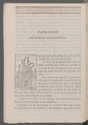 Capítulo LXXXIII - Se cumple la sentencia