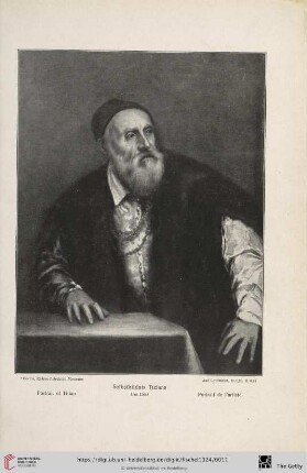 Tafel: Selbstbildnis Tizians