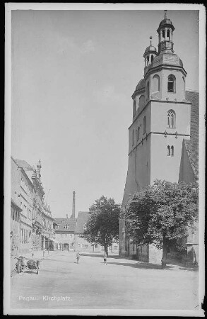 Pegau. Kirchplatz
