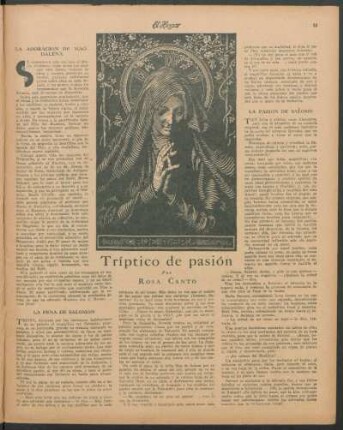 Tríptico de pasión