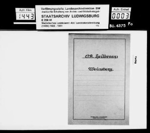 Materialsammlung für eine Neubearbeitung der OAB