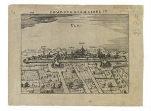 Ulm von Norden. 1616