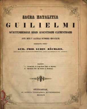 Commentatio de compositione Iliadis et Odysseae