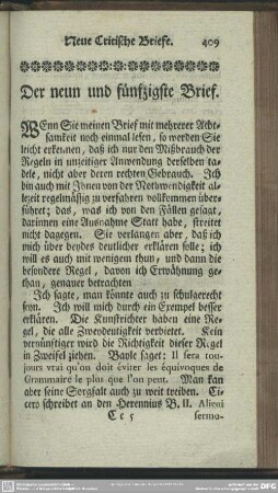 Der neun und fünfzigste Brief