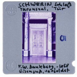 Schwerin, Schloss : Thronsaal, Tür