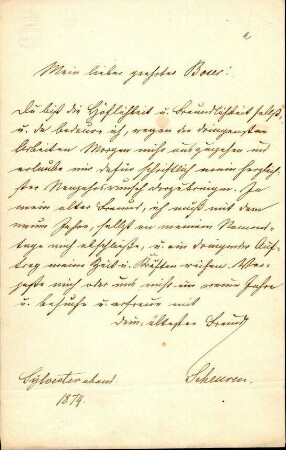 5-10-19-19.0000: Scheuren, Prof. Caspar, Kunstmaler; diverse Schreiben ff.: Betr. Neujahrswünsche