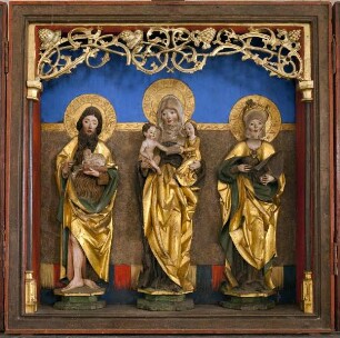 Anna-Selbdritt-Altar — Anna Selbdritt mit Heiligen — Anna Selbdritt mit Johannes dem Täufer und Kunigunde
