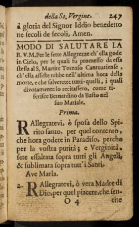 247-252, Modo Di Salutare La ...; ...