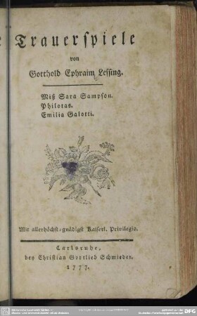 Trauerspiele