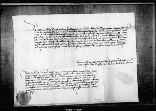Bischof Heinrich von Konstanz schreibt an Graf Ulrich V. wegen der Verhandlung gegen Meister Hans Spenli und bittet, einen zu Göppingen gefangen liegenden Priester ihm zur Aburteilung zuzuschicken.
