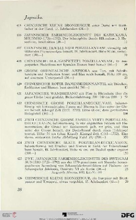 Japonika (Nr. 415-436)